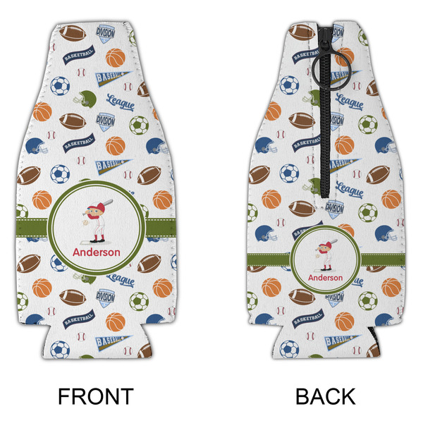 Sports Zipper Bottle Cooler - APPROVAL