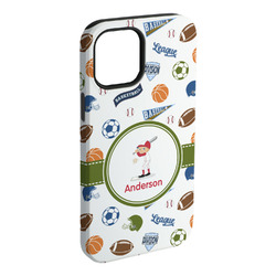 Sports iPhone Case - Rubber Lined - iPhone 15 Plus (Personalized)