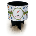 Sports Black Beach Spiker Drink Holder (Personalized)
