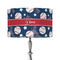 Baseball 12" Drum Lamp Shade - Fabric (Personalized)