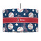Baseball 12" Drum Lampshade - PENDANT (Fabric)