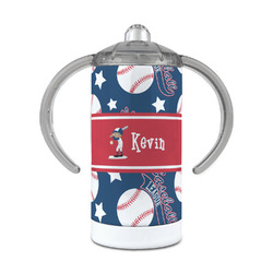 Baseball 12 oz Stainless Steel Sippy Cup (Personalized)
