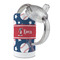 Baseball 12 oz Stainless Steel Sippy Cups - Top Off