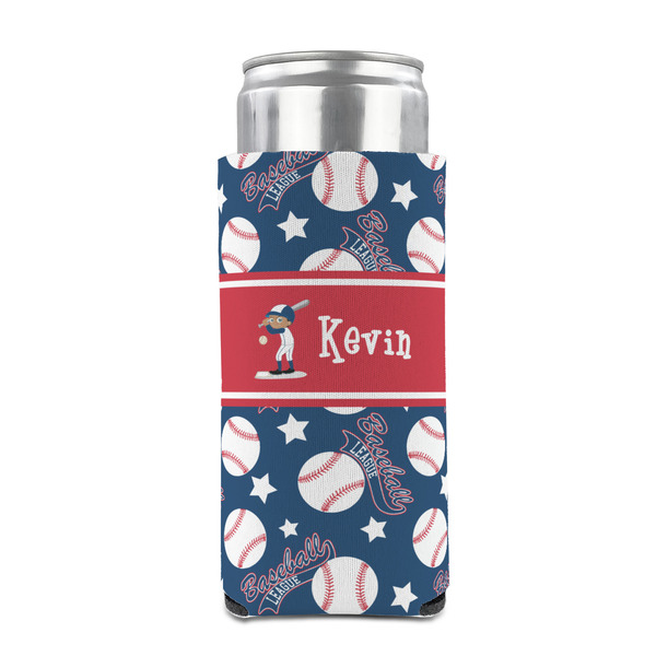 Baseball 12oz Tall Can Sleeve - FRONT (on can)