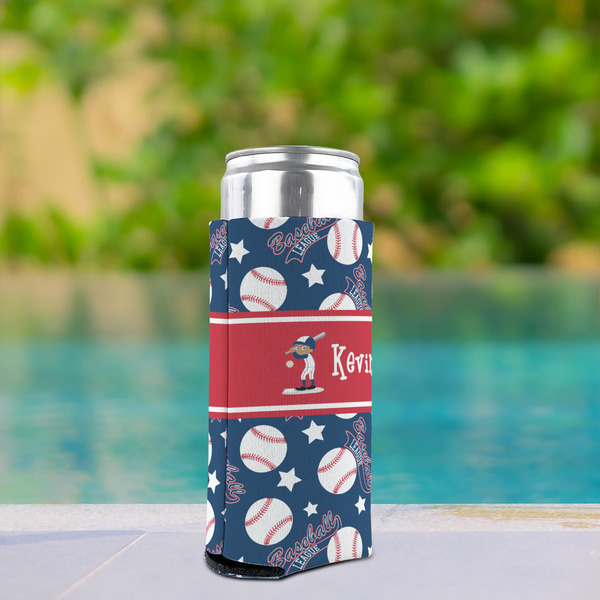 Baseball Can Cooler - Tall 12oz - In Context