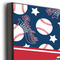 Baseball 12x12 Wood Print - Closeup