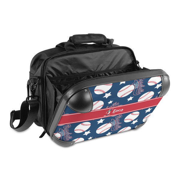 Baseball 15" Hard Shell Briefcase - Open