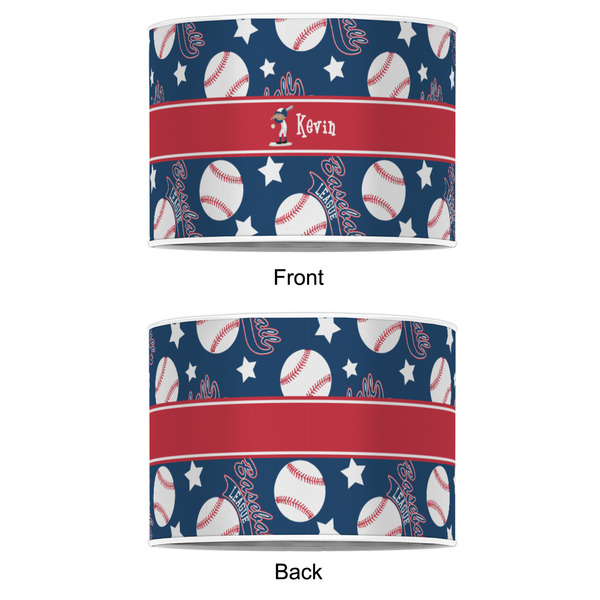 Baseball 16" Drum Lampshade - APPROVAL (Poly Film)