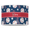 Baseball 16" Drum Lampshade - FRONT (Poly Film)