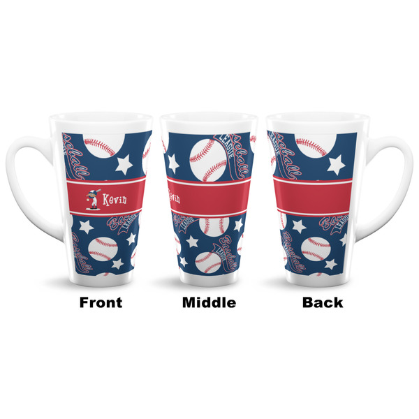 Baseball 16 Oz Latte Mug - Approval
