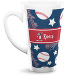 Baseball 16 Oz Latte Mug (Personalized)