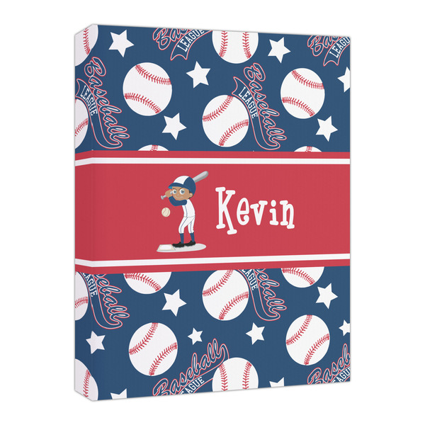 Custom Baseball Canvas Print - 16x20 (Personalized)