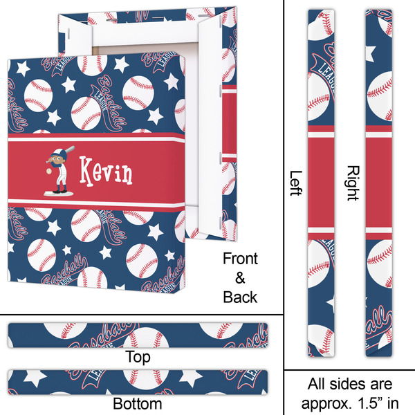 Baseball 16x20 - Canvas Print - Approval