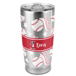 Baseball 20oz Stainless Steel Double Wall Tumbler - Full Print (Personalized)