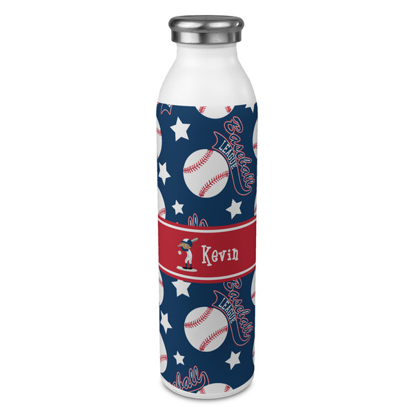 Custom Baseball 20oz Stainless Steel Water Bottle - Full Print (Personalized)