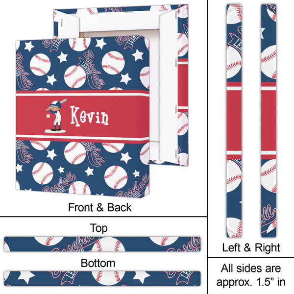 Baseball 20x24 - Canvas Print - Approval