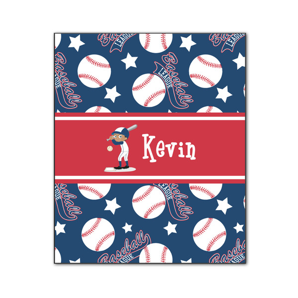 Custom Baseball Wood Print - 20x24 (Personalized)