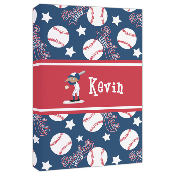 Custom Baseball Canvas Print - 20x30 (Personalized)