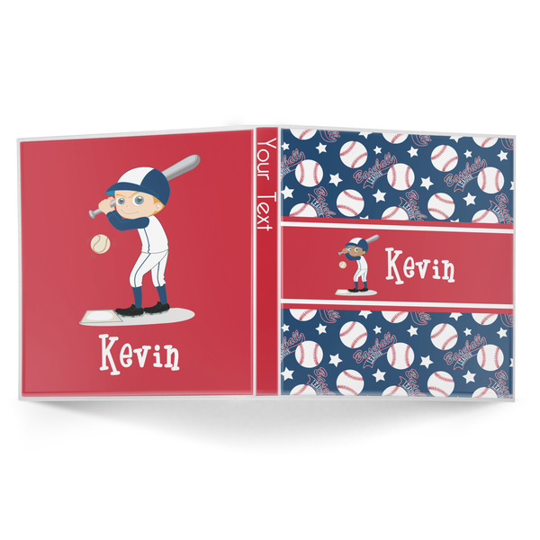 Baseball 3-Ring Binder Approval- 1in