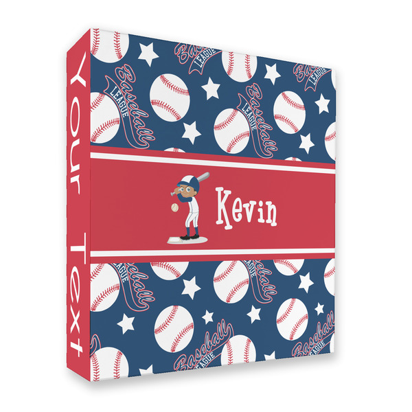 Custom Baseball 3 Ring Binder - Full Wrap - 2" (Personalized)