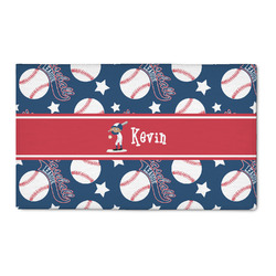 Baseball 3' x 5' Indoor Area Rug (Personalized)