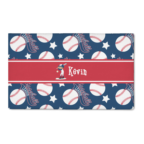 Custom Baseball 3' x 5' Indoor Area Rug (Personalized)