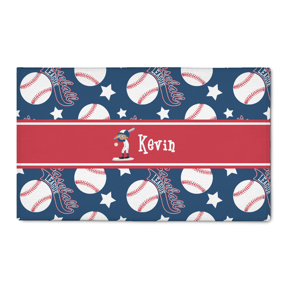 Custom Baseball 3' x 5' Patio Rug (Personalized)