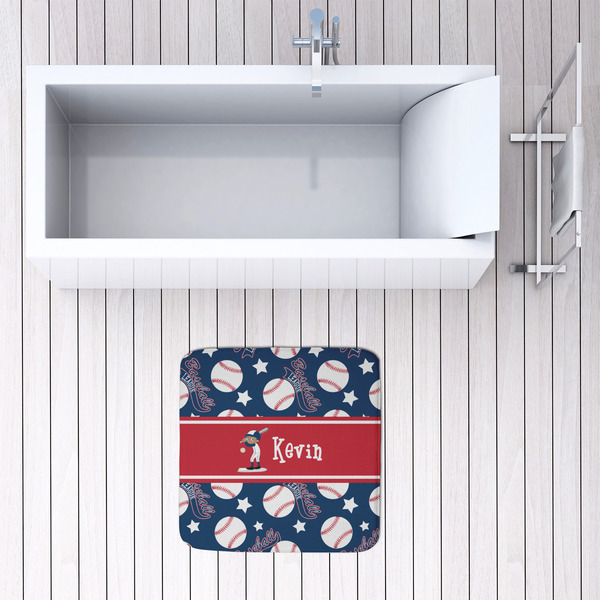 Baseball 48x48 Foam Memory Mat - LIFESTYLE