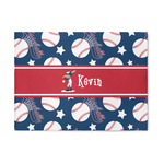 Baseball 5' x 7' Indoor Area Rug (Personalized)