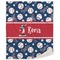 Baseball Sherpa Throw Blanket (Personalized)