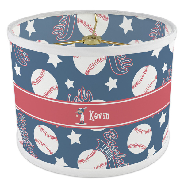 Baseball 8" Drum Lampshade - ANGLE Poly-Film