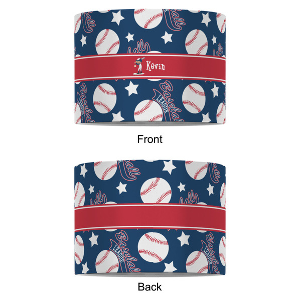 Baseball 8" Drum Lampshade - APPROVAL (Fabric)