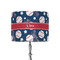 Baseball 8" Drum Lampshade - ON STAND (Fabric)