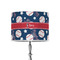 Baseball 8" Drum Lampshade - ON STAND (Poly Film)