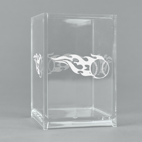 Custom Baseball Acrylic Pen Holder