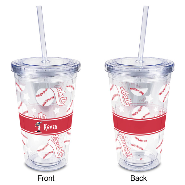 Baseball Acrylic Tumbler - Full Print - Approval