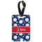 Baseball Metal Luggage Tag w/ Name or Text