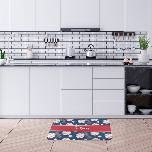 Baseball Anti-Fatigue Kitchen Mats - LIFESTYLE