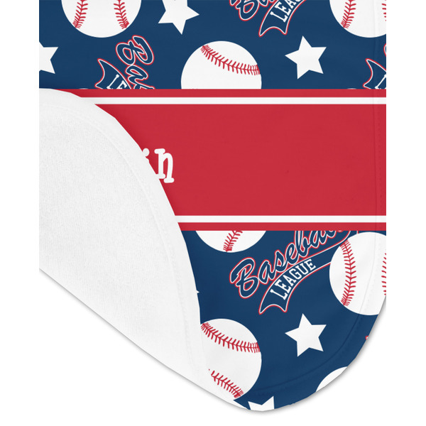 Baseball Baby Bib - AFT detail