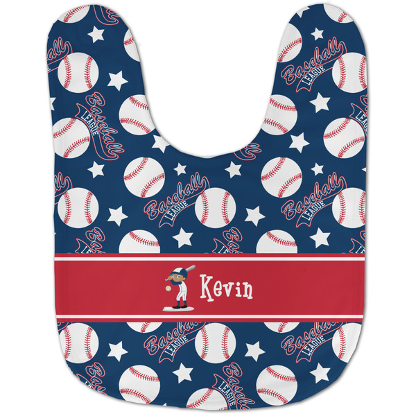 Baseball Baby Bib - AFT flat