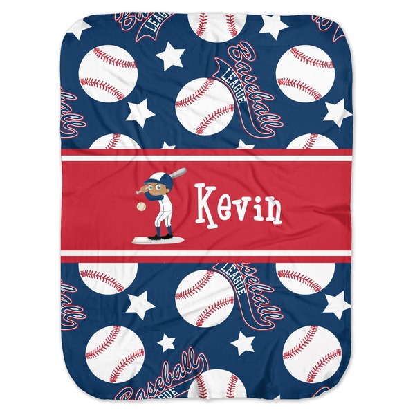 Custom Baseball Baby Swaddling Blanket (Personalized)