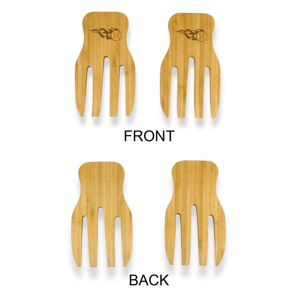 Baseball Bamboo Salad Hands - APPROVAL