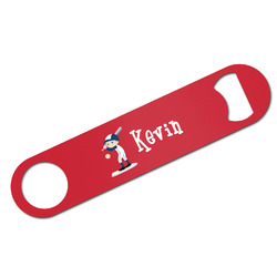 Baseball Bar Bottle Opener w/ Name or Text