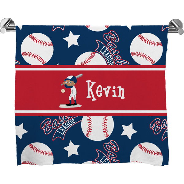 Custom Baseball Bath Towel (Personalized)
