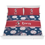Baseball Comforter Set - King (Personalized)