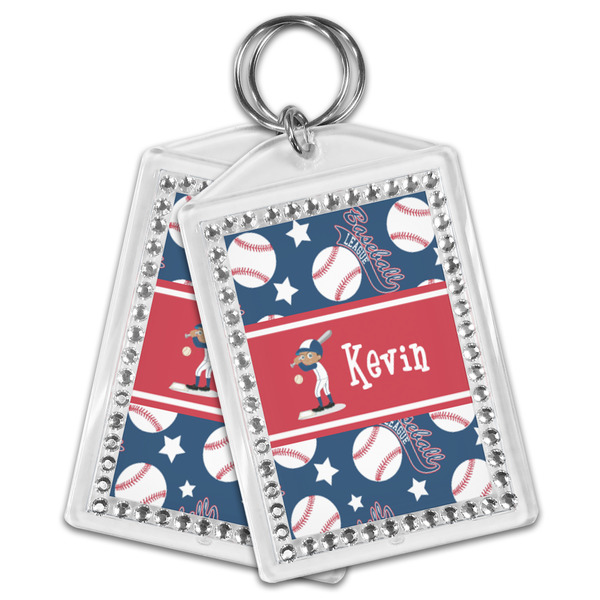 Baseball Bling Keychain - MAIN