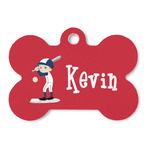 Baseball Bone Shaped Dog ID Tag (Personalized)