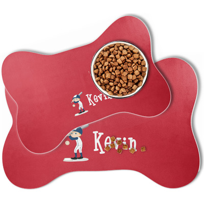Baseball Bone Shaped Dog Food Mat (Personalized)