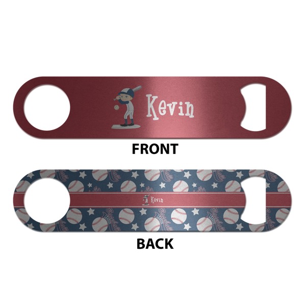 Baseball Bottle Opener - Front & Back