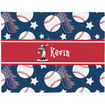 Baseball Woven Fabric Placemat - Twill w/ Name or Text